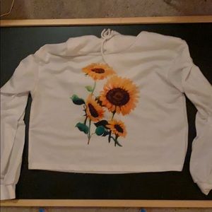 COPY - Cropped sunflower sweatshirt